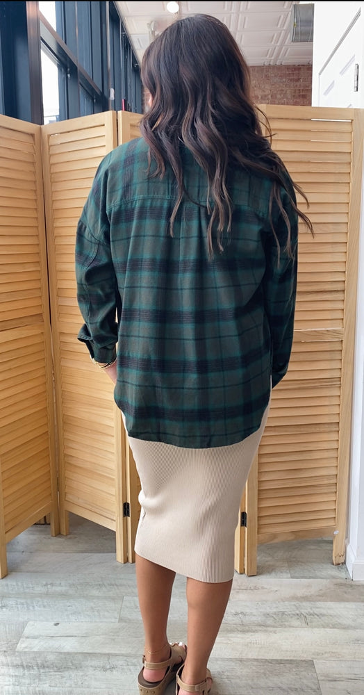 Fireside Flannel | Hunter Green Multi