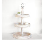 3 Tier Mango Wood Tray