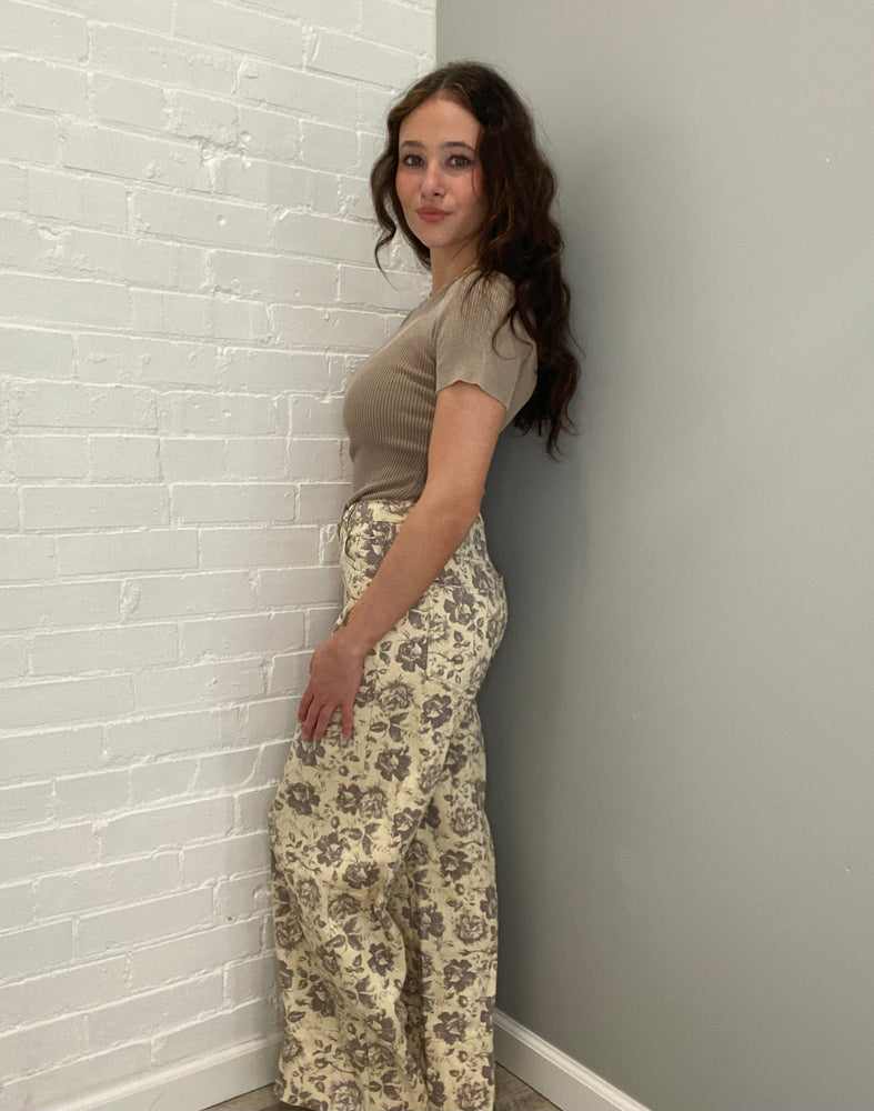 It's Vintage Pattern Pants | Ecru