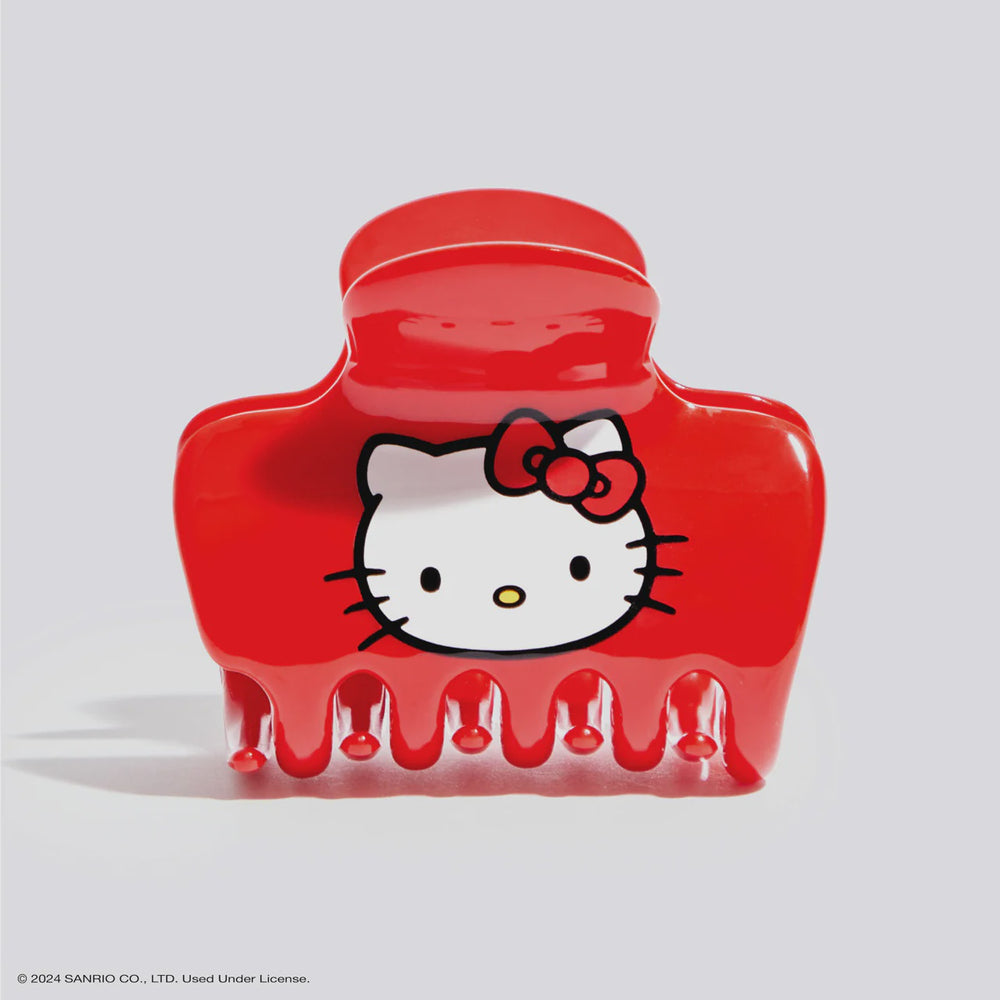 Hello Kitty x Kitsch Recycled Plastic Puffy Claw Clip |  Hello Kitty Face