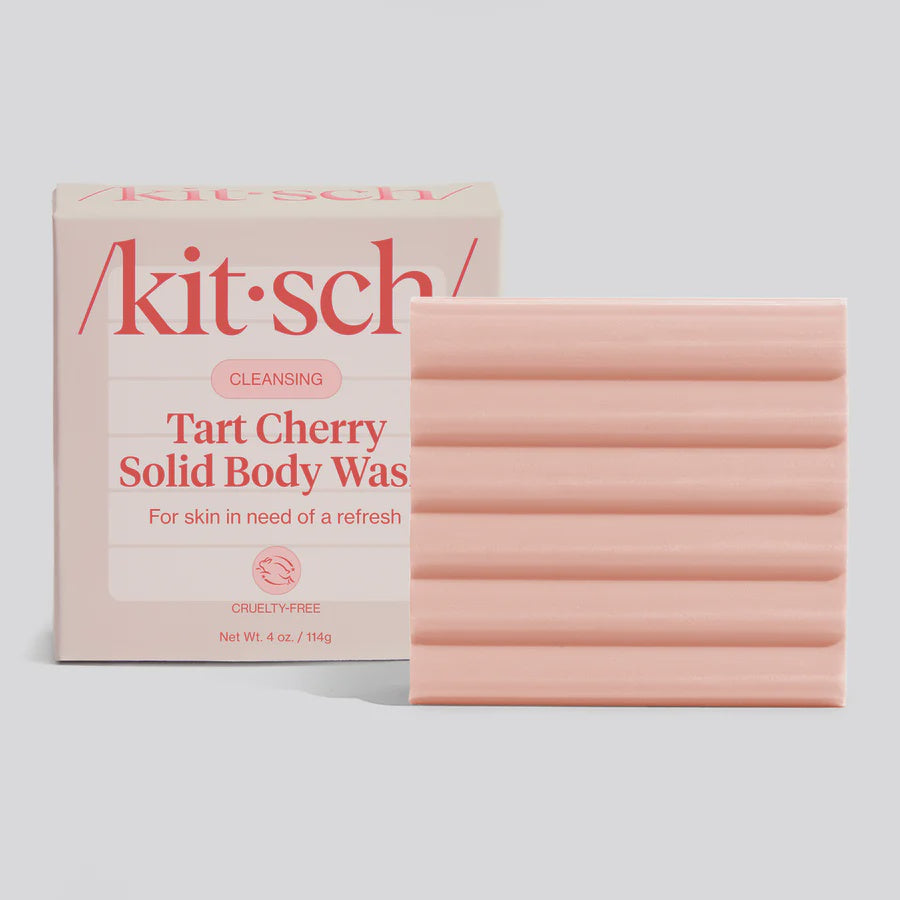 Kitsch Tart Cherry Solid Body Wash Bar