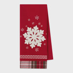 Snowflake Embellished Dish Towel