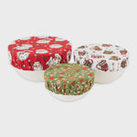 Holly Jolly Dish Cover Set | 3 Piece