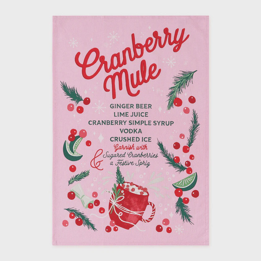 Cranberry Mule Dishtowel
