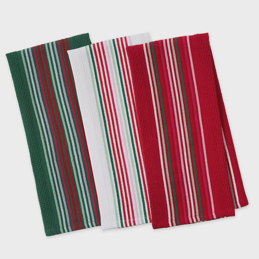 Spirited Stripes Heavyweight Dishtowels | 3 Pack
