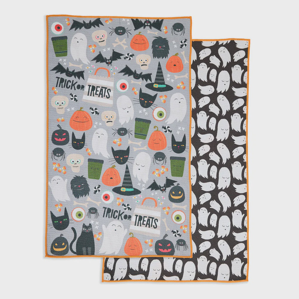 Ooky Spooky Microfiber Dishtowel | Double Sided