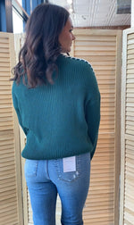 Stitch It Up Sweater | Hunter Green