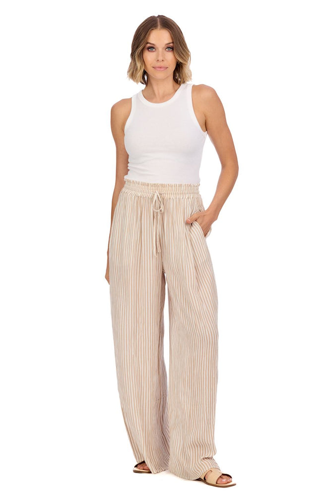 Mud Pie Tracey Beach Pant | Tan