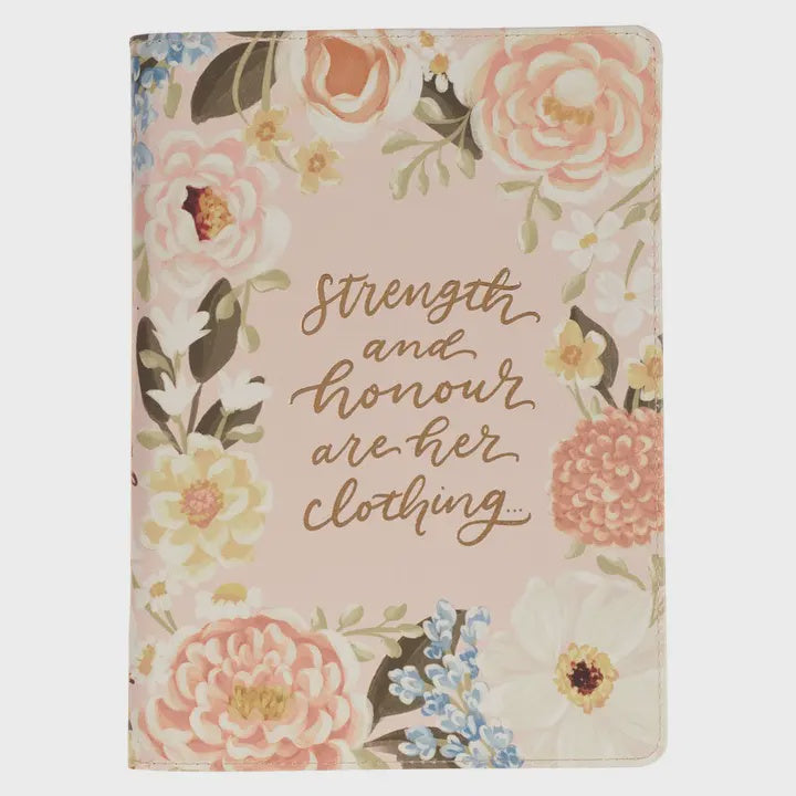 Journal Classic Zip Pink Strength & Dignity Prov. 31:25 New