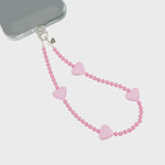 Iphone Charm Wristlet | Pink Heart