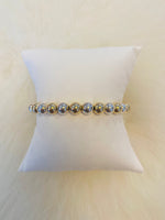 Classic Ball Bead Bracelet | 7mm | 2 Tone