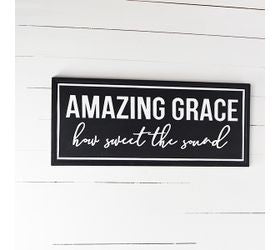 Amazing Grace Tin Sign