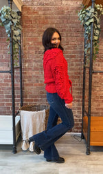 Cozy Place Sweater | Red