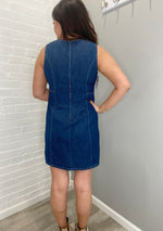 Sleeveless Denim Mini Dress