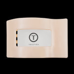 Teleties | Large Flat Rectangle Clip | Almond Beige