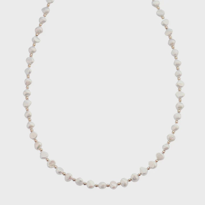 Amelia FWP Ball Bead Choker | 14K Gold Filled