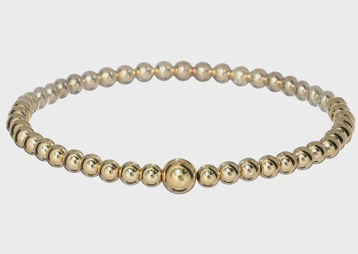 Lila 14K Gold Filled Bead Bracelet