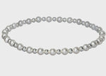 May Sterling Silver Bead Bracelet