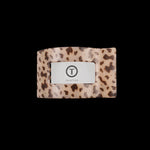 Teleties | Small Flat Rectangle Clip | Blonde Tortoise