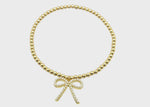 FWP Bow Charm 14K Gold Filled Bracelet