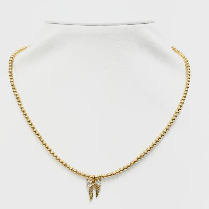 Bow Miracle Choker | 14K Gold Filled