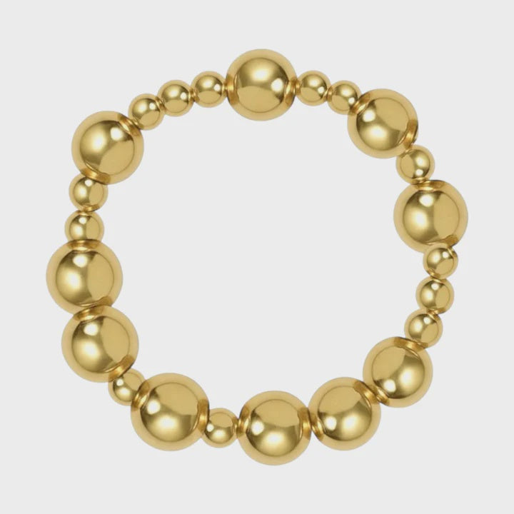 Brooke | 14K Gold Beaded Ring | 7