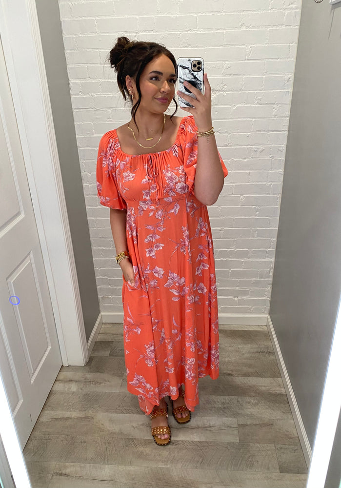 Picture Perfect Maxi Dress | Coral