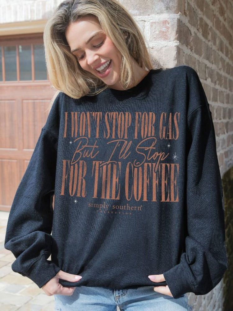 Simply Southern | Adult Coffee Crew | Black