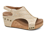 Corkys Carley | Silver Raffia