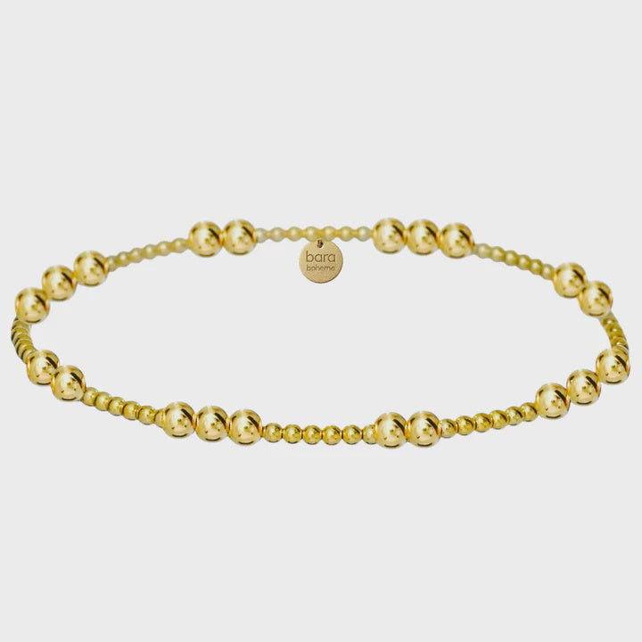 Carolyn | Gold Filled Bead Bracelet