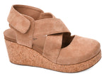 Corkys Case Closed | Camel Faux Suede