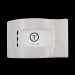 Teleties | Large Flat Rectangle Clip | Coconut White