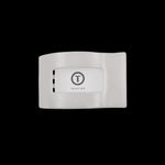 Teleties | Small Flat Rectangle Clip | Coconut White