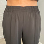 Taylor Inspired High Waisted Pull on Pant | Black