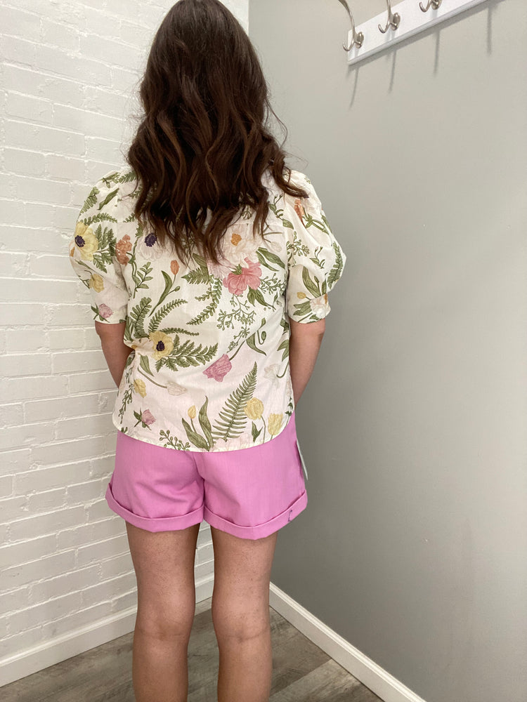 One With Nature Top | Cream