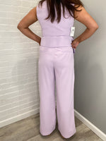 Taylor Inspired High Waisted Pull on Pant | Lilac