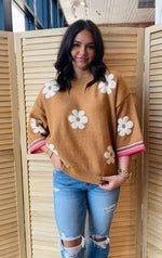 Zen Flower Sweater | Camel