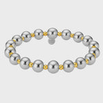 Dolores | Sterling Silver/14K Gold Filled Stretchy Bracelet