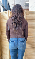 Sheer Satisfaction Sweater | Dark Brown