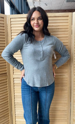 Meant For Me Knit Top | Grey