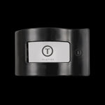 Teleties | Medium Flat Rectangle Clip | Jet Black