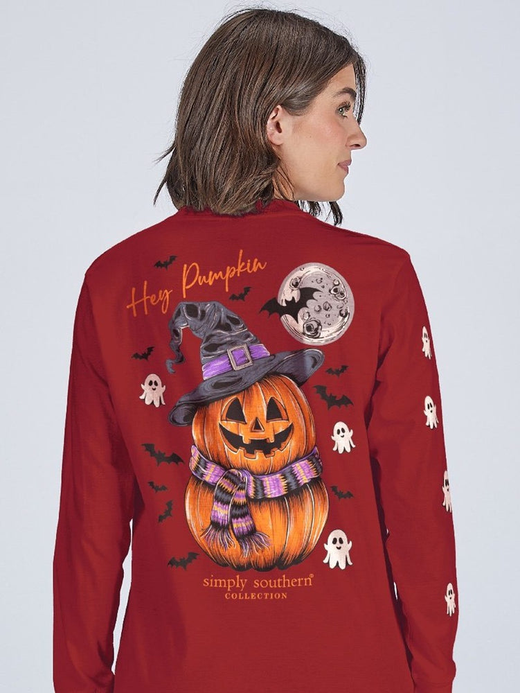 Simply Southern | LS Adult Pumpkin | Carmine
