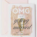 OMG You're Getting Married | Engagement Card