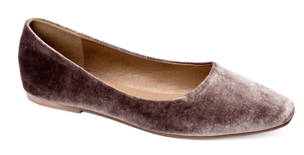 Corkys Over It | Taupe Velvet