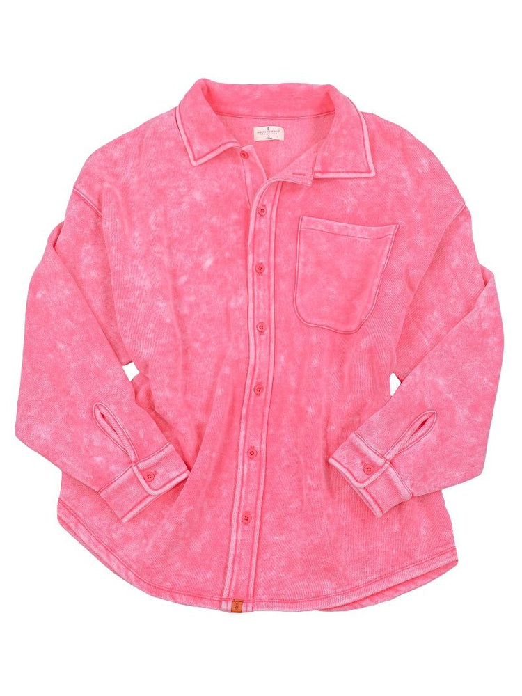 Simply Southern | Adult Acid Shacket | Pink