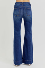 Risen High Rise Flare Jeans w/ Hidden Tummy Control
