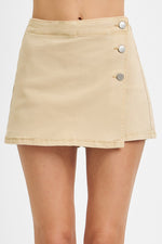 RisenTummy Control High Rise Skort | Latte