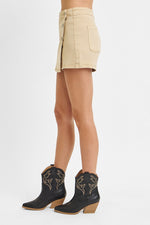 RisenTummy Control High Rise Skort | Latte