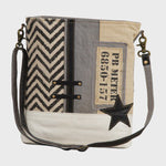 Globetrotter Patch Shoulder Bag