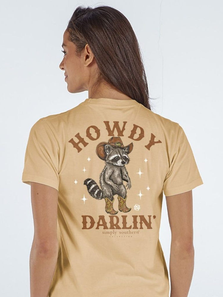 Simply Southern | Howdy Racoon | Khaki